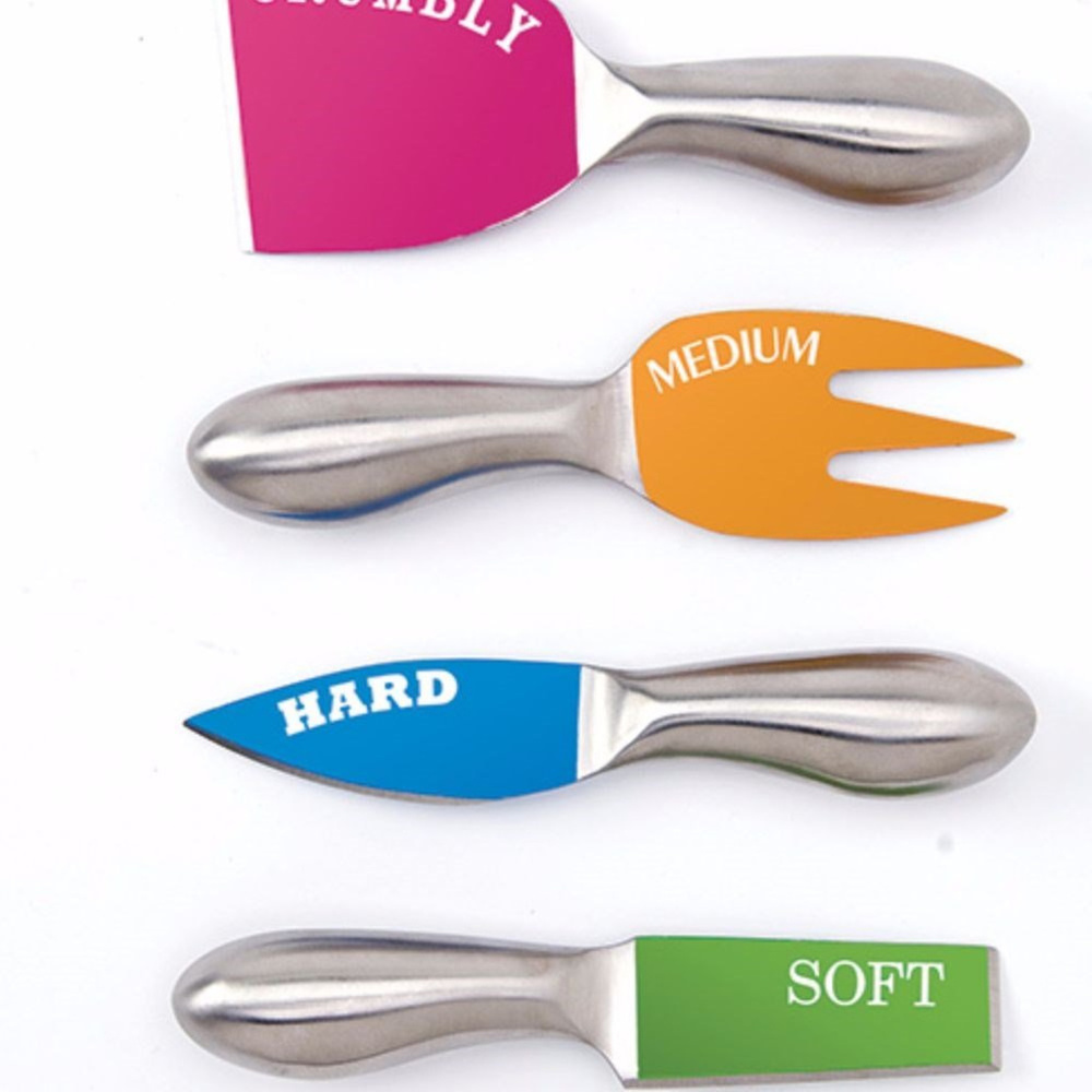 Cut the Cheese Knives, Set of 4